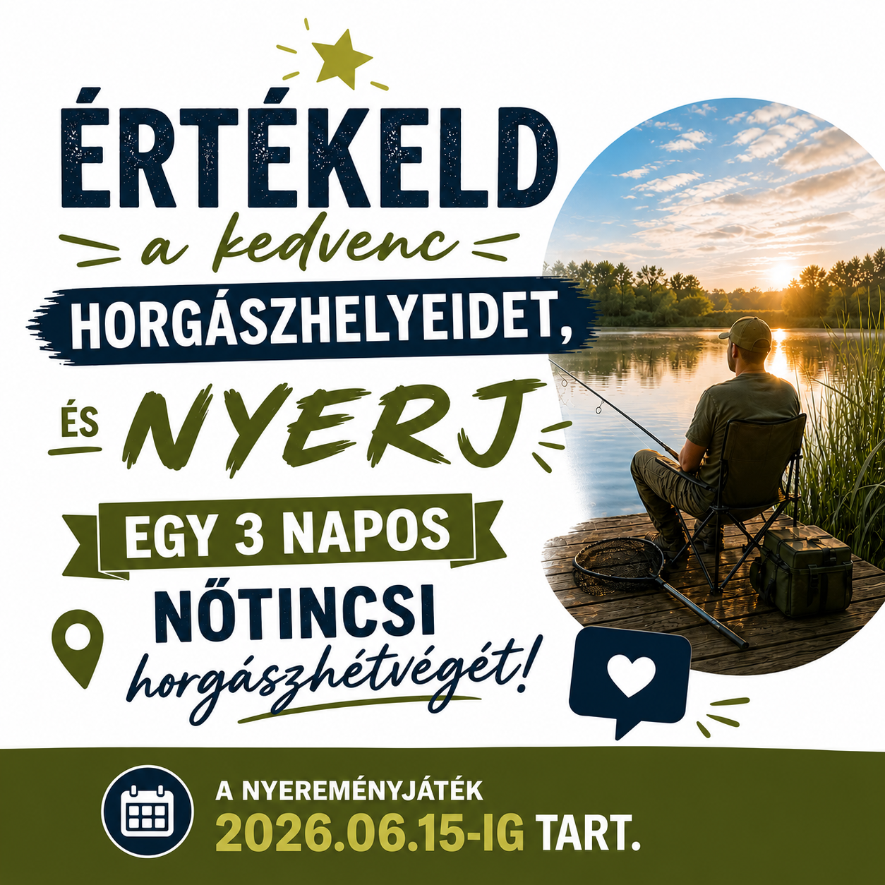 Horgász nyereményjáték