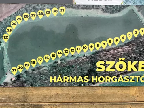 Szőkei 3-as horgásztó - Galéria kép